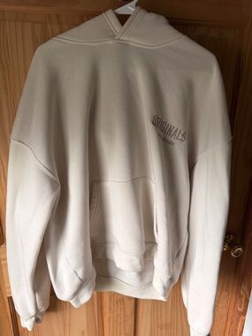 Originals Cream Hoodie with Front Pocket